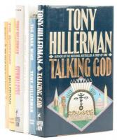 Six works by Tony Hillerman, five are signed