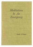 Meditations in an Emergency