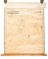 Map of the Principal Quartz and Gravel Mines in Tuolumne County, California. Taken from Government Surveys and Mining Records. By J.P. Dart, Mining Engineer. Scale - One Mile to One Inch. Sonora, August, 1879