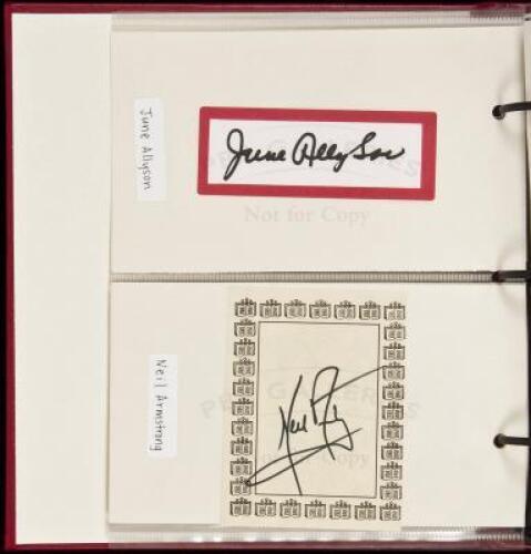 Album of 146 celebrity autographs