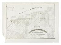 Map No. 3 of Salt Marsh and Tide Lands Situate in the City & County of San Francisco. To be sold at Public Auction, by order of the Boards of Tide Land Commissioners by Talbert & Leet, Auctioneers