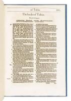 The booke of Tobias [&] The booke of Judith - from the 1572 folio edition of the Bishops Bible