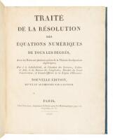 Traité de la résolution des équations numériques de tous les degrés, Avec des Notes sur plusieurs points de la Théorie des équations algébriques