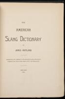 The American Slang Dictionary