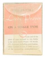 The Entire Lord's Prayer on a Single Type