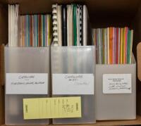Collection of various catalogs for golf books and other golfing collectibles
