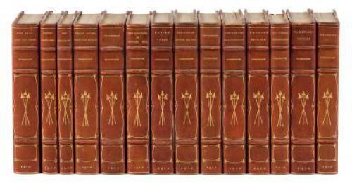 Fourteen finely bound works by Gilbert K. Chesterton