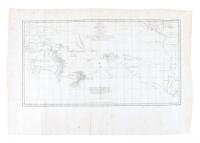Carte d'une Partie de la Mer du Sud Contenant les Decouvertes de Vaisseaux de sa Majeste le Dauphin, Commodore Byron, la Tamar, Capitne. Mouats, 1765, le Dauphin, Capitne. Wallis, le Swallow, Capitne. Cartaret, 1767, et l'Endeavour, Lieutenant Cook 1769