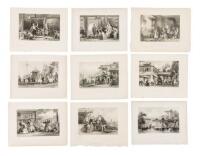 Eighty steel-engraved plates of China