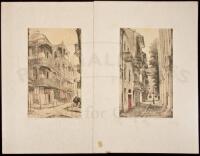 Two New Orleans scenes, signed by Gypsy Lou