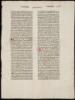 Leaf from the 1462 Fust and Schoeffer Bible