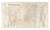 Map of the Richmond and Louisville R.R. Connecting the Railroads of Virginia with the Railroads of Kentucky on the Shortest Route East and West from the Mississippi Valley to the Atlantic Ocean