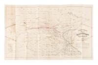 Township & Railroad Map of Minnesota and Dakota Showing the Northern Pacific R.R. and Its Connections