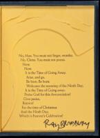 Christus Apollo: Cantata Celebrating the Eighth Day of Creation and the Promise of the Ninth