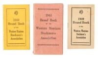 Brand Book of the Western Montana Stockmen's Association - 1939, 1940, 1944