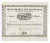 Certificate for 100 shares in the Philadelphia and California Mining Company