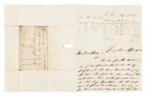 Letter to Virginia&rsquo;s US Senator at lavish Washington, hotel with underground slave pens