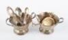 Archive of approximately 265 letters, documents, writings, and other items from and relating to the family and descendants of U.S. President John Tyler, including manuscripts, typed material, partially printed forms, and more, plus silver cups and spoons, - 16