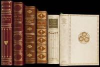 Group of nine finely bound works