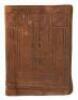 Approx. 350 sheets (about 4 oz.) of gold leaf from the Roycroft bindery, in flexible leather folder tooled in blind