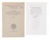 &ldquo;Possible Relation between DNA and Protein Structure&rdquo; - rare author offprint