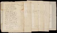 Old John Cleever on Buckeyes - original manuscript poem