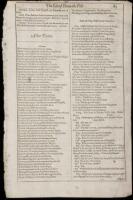 Original Leaf from the First Folio edition of The Life of Henry the Fift