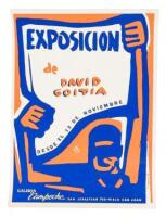 Exposicion de David Goitia desde el 13 de noviembre. Galeria Campeche