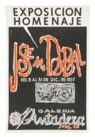 Exposicion Homenaje: Jos&eacute; M. Dobal del 6 al 31 de dic. de 1957 - Galeria Pintadera