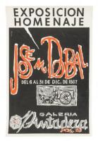 Exposicion Homenaje: José M. Dobal del 6 al 31 de dic. de 1957 - Galeria Pintadera