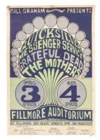 Quicksilver Messenger Service, Grateful Dead, The Mothers at the Fillmore - June 3-4, 1966