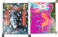 Complete set of twelve zodiac Funky Features astrology star sign posters