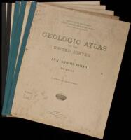 Geologic Atlas of the United States - five volumes of Midwestern cities