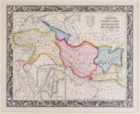 Map of Persia, Turkey in Asia, Afghanistan, Beloochistan