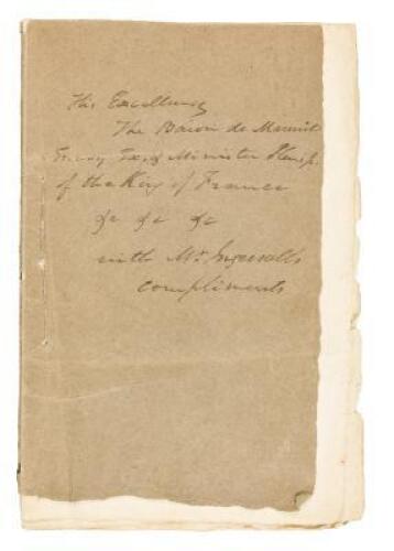 A Communication of the Improvement of Government: Read Before the American Philosophical Society, at a Meeting Attended by General La Fayette, October 1, 1824