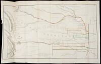 [Map without title from Western Missouri to the Rocky Mountains]