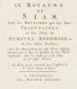 Le Royaume de Siam avec les Royaumes qui luy sont Tributaires [in set with] Le Royaume de Siam avec les Royaumes qui luy sont Tributaires et les Isles de Sumatra, Andemaon, etc. et les Isles Voisine - 2