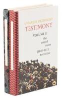 Testimony. The United States (1885-1915) Recitative.