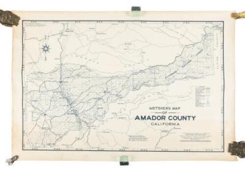 Metsker's Map of Amador County, California