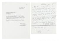 Two early letters from Martin Luther King, Jr. regarding his doctoral studies at Boston University