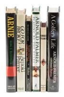 Six volumes by or about Arnold Palmer, all signed by him