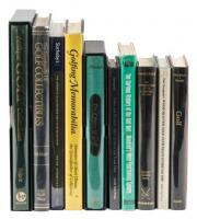 Ten volumes on golf books and other golf collectibles