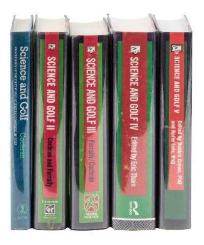 Science and Golf: Proceedings of the First World Scientific Congress of Golf