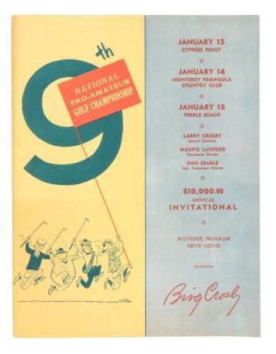 Souvenir Program. 9th National Pro-Amateur Golf Championship