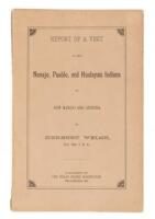 Report of a Visit to the Navajo, Pueblo, and Hualapais Indians of New Mexico and Arizona.