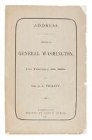 Address. Subject: General Washington. For February 22, 1867