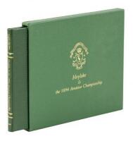 Hoylake & the 1894 Amateur Championship