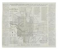 Map Of The City of Stockton, California Copyrighted March 18, 1897. Published By The Holden Drug Co. Corner Main and El Dorado Streets Stockton, California