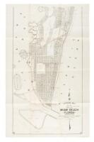 Official map, adopted November 3, 1920, of the city of Miami Beach, Florida, incorporated 1917