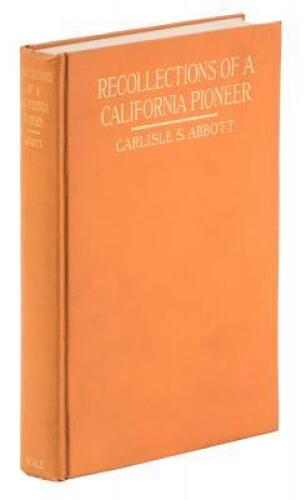 Recollections of a California Pioneer